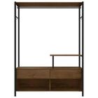 Jogo De Quarto Comoda Guarda Roupa Barcelona Demolição Preto