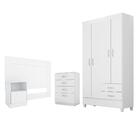 Jogo De Quarto Completo Frankfurt Branco