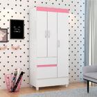 Jogo De Quarto Completo Smith Branco Rosa