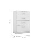 Jogo De Quarto Completo Smith Branco Rosa