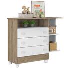 Jogo De Quarto Doce Sonho Guarda Roupa 2 Portas E Cômoda 3 Ga