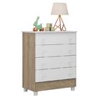 Jogo De Quarto Doce Sonho Guarda Roupa 2 Portas E Cômoda 4 Ga