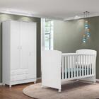 Jogo De Quarto Doce Sonho Guarda Roupa 3 Portas E Berço Ameri