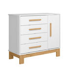 Jogo De Quarto Infantil  Cômoda E  Berço Mini Cama Com Colchã