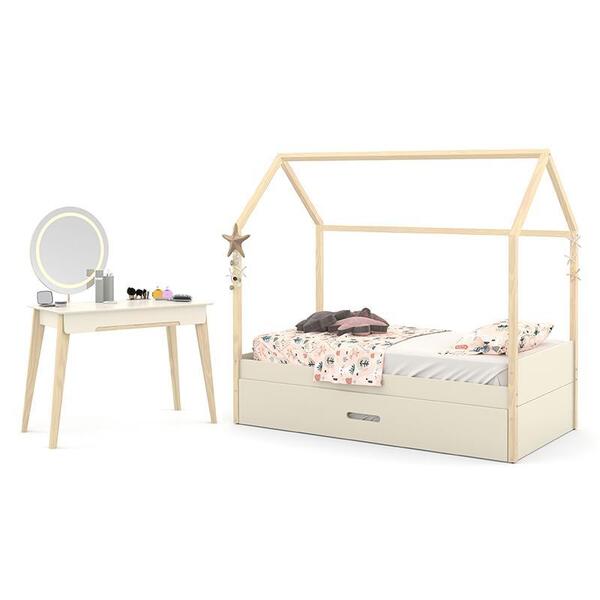 Jogo De Quarto Infantil Cama Kids Liv, Auxiliar New E Pentead