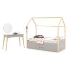 Jogo De Quarto Infantil Cama Kids Liv, Auxiliar New E Pentead