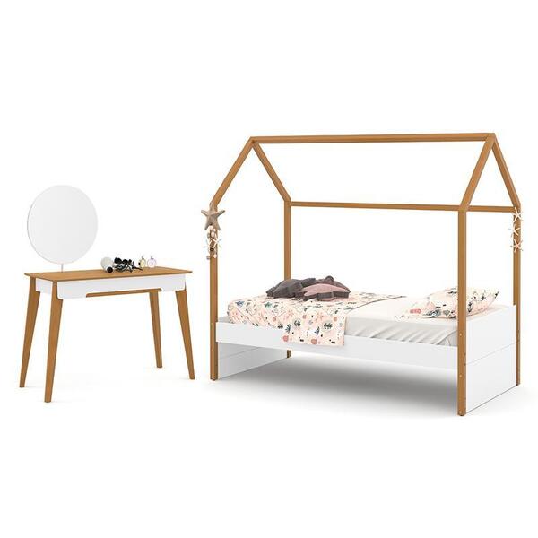 Jogo De Quarto Infantil Cama Kids Liv E Penteadeira Tifanny -