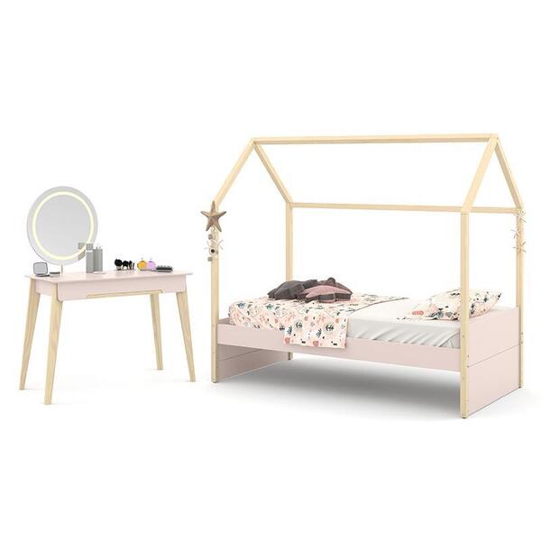 Jogo De Quarto Infantil Cama Kids Liv E Penteadeira Tifanny C