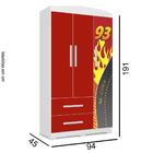 Jogo De Quarto Infantil Carro Mc Veloz Vermelho