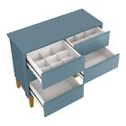 Jogo De Quarto Infantil Classic Cômoda 6 Gavetas E Berço Com