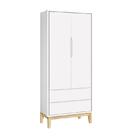 Jogo De Quarto Infantil Classic Guarda Roupa 2 Portas E Cômod