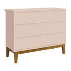 Jogo De Quarto Infantil Classic Guarda Roupa 3 Portas E Cômod