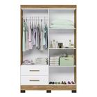 Jogo De Quarto Infântil Com 3 Peças Ísis Cor Nature Branco Pe