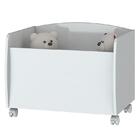 Jogo De Quarto Infantil Com Berço Aquarela E Baú Organizador