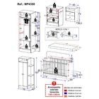 Jogo De Quarto Infantil Com Colchão Incluso Trevalla Móveis P