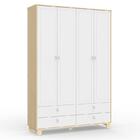 Jogo De Quarto Infantil Com Cômoda 1 Porta 4 Gavetas E Guarda