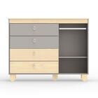 Jogo De Quarto Infantil Com Cômoda 1 Porta 4 Gavetas E Guarda