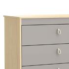 Jogo De Quarto Infantil Com Cômoda 1 Porta 4 Gavetas E Guarda