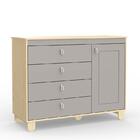 Jogo De Quarto Infantil Com Cômoda 1 Porta 4 Gavetas E Guarda