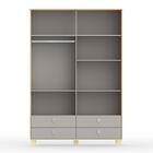 Jogo De Quarto Infantil Com Cômoda 1 Porta 4 Gavetas E Guarda