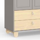 Jogo De Quarto Infantil Com Cômoda 1 Porta 4 Gavetas E Guarda