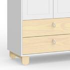 Jogo De Quarto Infantil Com Cômoda Gaveteiro E Guarda Roupa 4