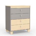 Jogo De Quarto Infantil Com Cômoda Gaveteiro E Guarda Roupa 4