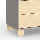 Jogo De Quarto Infantil Com Cômoda Gaveteiro E Guarda Roupa 4