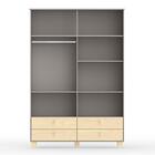 Jogo De Quarto Infantil Com Cômoda Gaveteiro E Guarda Roupa 4