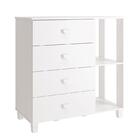 Jogo De Quarto Infantil Com Cômoda Gino E Berço Mel - Reller