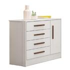 Jogo De Quarto Infantil Com Cômoda Q Encanto E Berço Doce Son