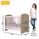 Jogo De Quarto Infantil Com Guarda Roupa Chalé E Berço Bala D