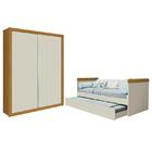 Jogo De Quarto Infantil Com Guarda Roupa Prince E Bicama Nuth