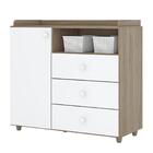 Jogo De Quarto Infantil Cômoda Cafuné E Berço Bala De Menta -