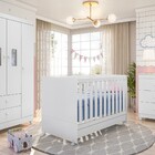 Jogo De Quarto Infantil Diamante 3 Peças Branco Pertenella