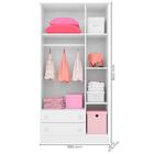 Jogo De Quarto Infantil Doce Sonho 3 Portas Mini Cama Branco