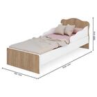 Jogo De Quarto Infantil Doce Sonho Carvalho Rústico Toq Branc