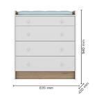 Jogo De Quarto Infantil Doce Sonho Com Cômoda Trocador E Berç