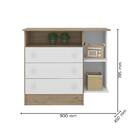 Jogo De Quarto Infantil Doce Sonho Cômoda 3 Gavetas E Berço M