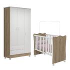 Jogo De Quarto Infantil Doce Sonho Guarda Roupa 3 Portas E Be