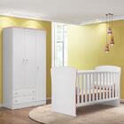 Jogo De Quarto Infantil Doce Sonho Guarda Roupa 3 Portas E Be