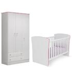 Jogo De Quarto Infantil Doce Sonho Guarda Roupa 3 Portas E Be
