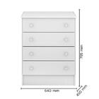 Jogo De Quarto Infantil Doce Sonho Guarda Roupa 3 Portas E Cô