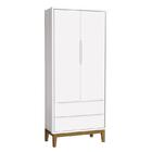 Jogo De Quarto Infantil Guarda Roupa 2 Portas E Cômoda 1 Port