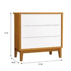 Jogo De Quarto Infantil Guarda Roupa 2 Portas E Cômoda 3 Gave