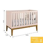 Jogo De Quarto Infantil Guarda Roupa 3 Portas E Berço Classic