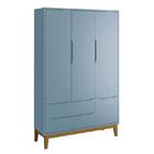 Jogo De Quarto Infantil Guarda Roupa 3 Portas E Cômoda 3 Gave