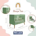 Jogo De Quarto Infantil Isis Cômoda 1 Porta E Berço - Reller