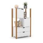 Jogo De Quarto Infantil Kids Liv Com Cama E Armário Organizad