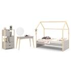 Jogo De Quarto Infantil Kids Liv Com Organizador, Cama E Pent